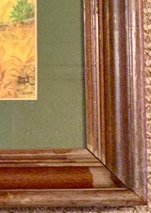 lot 307 image: Vintage Framed Print Hunting Scene