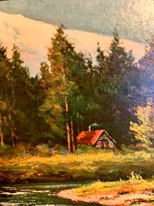lot 310 image: Beautiful Print by Robert Wood Mount Shasta
