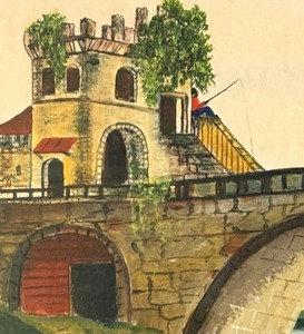 lot 209 image: Dutch Folk Art Print by Dr. Benjamin Gross