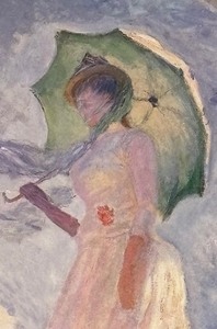 lot 222 image: Woman with a Parasol Framed Print by Claude Monet