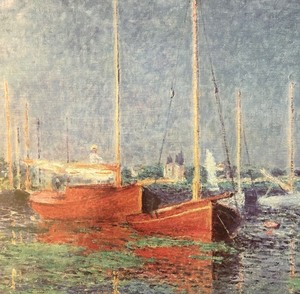 lot 228 image: Argenteuil 1875 Framed Print by Claude Monet