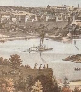 lot 241 image: Scenic Framed Print of St. Paul by George Ellsbury