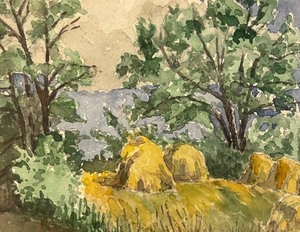 lot 262 image: Original Watercolor Painting by Norton Cross