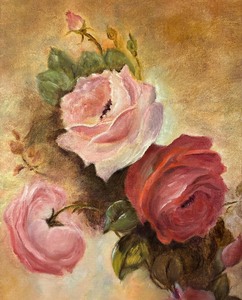 lot 263 image: Original Unframed Painting by Virginia Dane