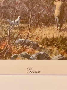 lot 320 image: Vintage Framed Print Grouse