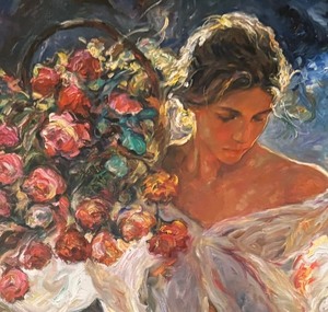 lot 272 image: Royo The Espana Series Maria al Atardecer Framed Print