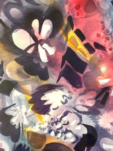 lot 276 image: Original Floral Watercolor Painting by Cartwright