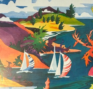 lot 284 image: Ken Hawk for Key West Graphics Framed Print