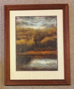 lot 295 image: Woodwind 5am and Woodwind 6am Framed Prints by Mari Giddings