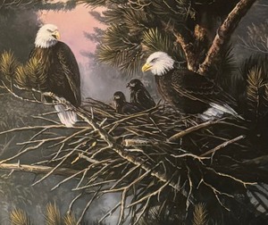 lot 422 image: Northwoods Legend Signed Print by Rick Kelley
