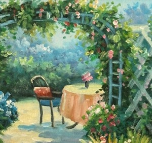 lot 430 image: Enchanting Original Painting by W. James