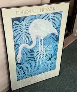 lot 390 image: Vintage Framed Deborah Howard Scattivodd Fine Art Poster Print