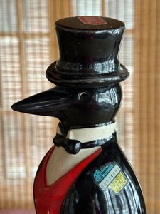 lot 385 image: Vintage Old Crow Whiskey Bottle