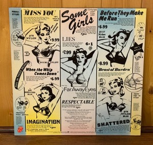 lot 33A image: Vintage Record Album Rolling Stones Some Girls