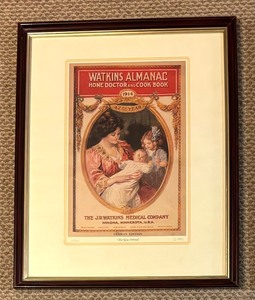 lot 439 image: Three Framed Watkins Home Remedies Prints