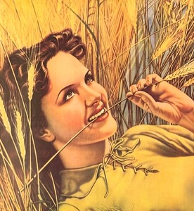 lot 443 image: Framed Grain Belt Beer Advertising Print