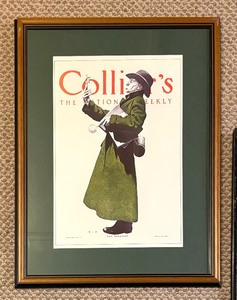 lot 447 image: Two Framed Vintage Colliers Magazine Covers