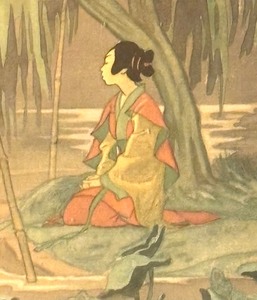 lot 452 image: Framed Asian Style Print