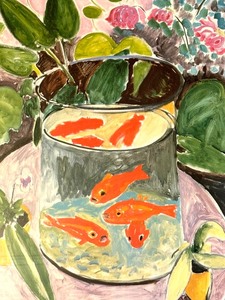 lot 453 image: Framed Henri Matisse Impressionist to Early Modern Paintings from the U.S.S.R. Poster Print