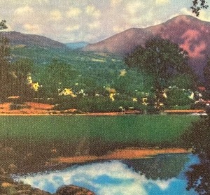 lot 463 image: Framed Maxfield Parrish Print, A Perfect Day