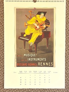 lot 470 image: Two Vintage Poster Calendars