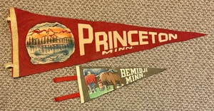 lot 472 image: Variety of Vintage Pennants