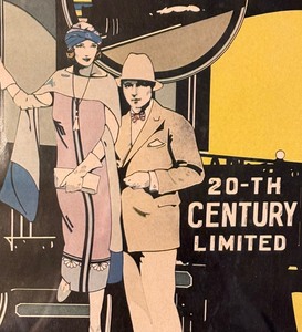 lot 486 image: Vintage Ballantines Scotch Art Deco Advertising Print