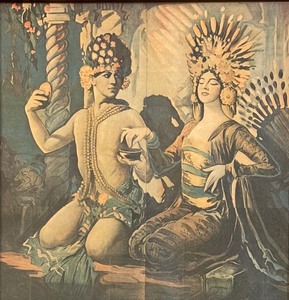 lot 497 image: Vintage Ruth St. Denis and Ted Shaw with the Denison Dancers Framed Print