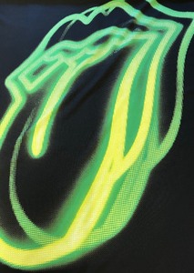 lot 37C image: Rolling Stone Four Flicks Black Light Glow Tapestry