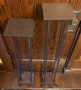 lot 57C image: Two Metal Display Stands