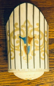 lot 97C image: Two R. Williamson Art Deco Light Fixture Covers