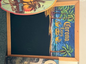 lot 397 image: Fun Decorative Bar Decor Items