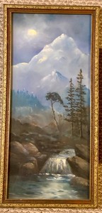 lot 363B image: Three Gorgeous Framed Vintage Nature Landscape Prints