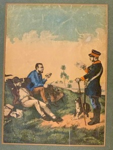 lot 367B image: Vintage Gold Framed Print