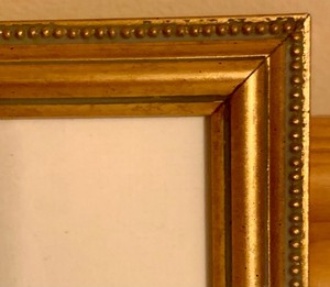 lot 370B image: Beautiful Vintage Abstract Framed Print