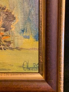 lot 127 image: Gorgeous Original Signed Oil on Canvas
