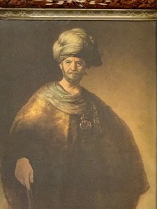 lot 140 image: Vintage Framed Print The Noble Slav by Rembrandt
