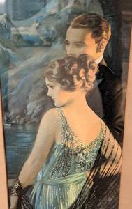 lot 102D image: Pair of Framed Art Deco Honeymoon Prints