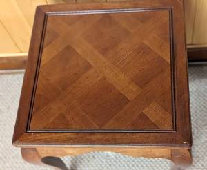 lot 101D image: Vintage Henredon Wood Side Table