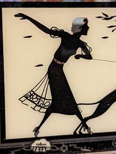lot 121D image: Art Deco Silhouette Jewelry Box