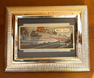 lot 528 image: Unused Vintage Rock Island Ticket Book