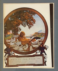 lot 533 image: Knave of Hearts Framed Print by Maxfield Parrish