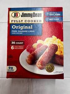 lot 88 image: 36ct Jimmy Dean Prok Sausage Links - Original