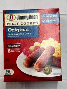 lot 89 image: 36ct Jimmy Dean Prok Sausage Links - Original