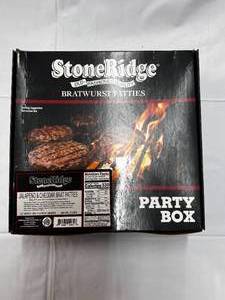 lot 115 image: Case of 20 Jalepeno & Cheddar Brat Patties - Best by 42024