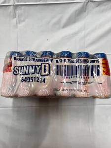 lot 148 image: 24ct Case of Sunny D OrangeStrawberry - Best by 12212023
