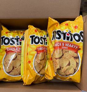 lot 156 image: 3 x 32oz Bags of Tostitos Thick & Hearty Tortilla Chips