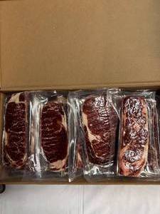 lot 1 image: 10.2lb Case of Beef Ribeye Steaks