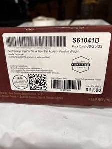 lot 3 image: 11lb Case of Beef Ribeye Steaks