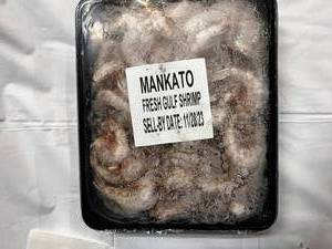 lot 10 image: 5.1lb Package of Fresh Gulf Shrimp Best by 11282023